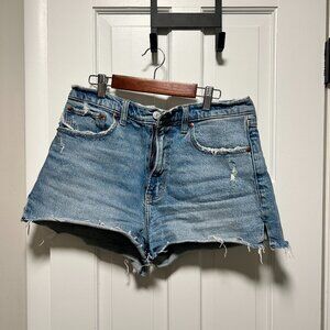 Abercrombie High-Rise Mom Jean Shorts - Size 28/6